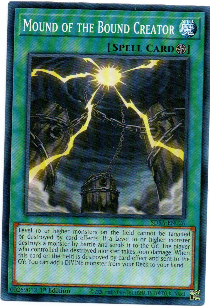 Mound of the Bound Creator Carta yugi SDSA-EN026