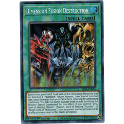Dimension Fusion Destruction Carta yugi SDSA-EN046