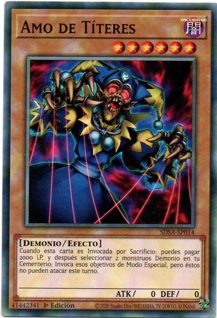 Amo De Titeres carta yugi SDSA-SP014