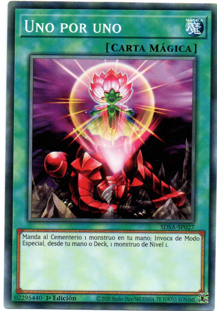 Uno Por Uno carta yugi SDSA-SP027