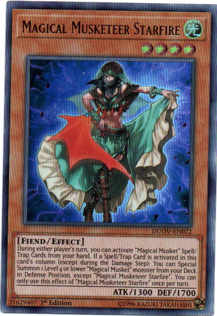 Magical Musketeer Starfire Carta yugioh DUOV-EN072