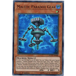 Malefic Paradox Gear Carta yugioh DUOV-EN048