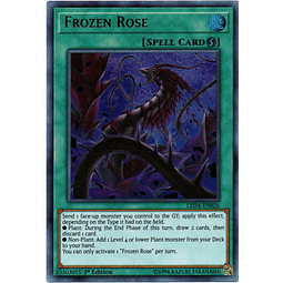 Frozen Rose carta yugi LED4-EN026 Ultra Rare