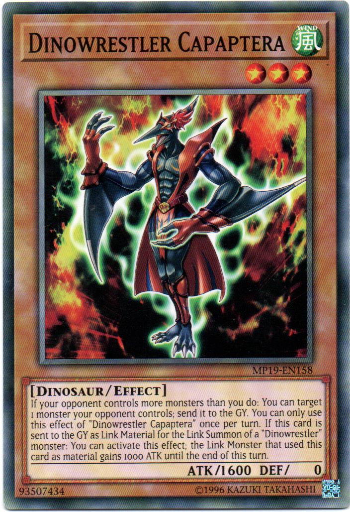 Dinowrestler Capaptera Carta Yugi MP19-EN158