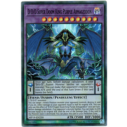 D/D/D Super Doom King Purple Armageddon Carta Yugi MP19-EN230