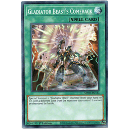 Gladiator Beast's Comeback Carta Yugi MP20-EN184