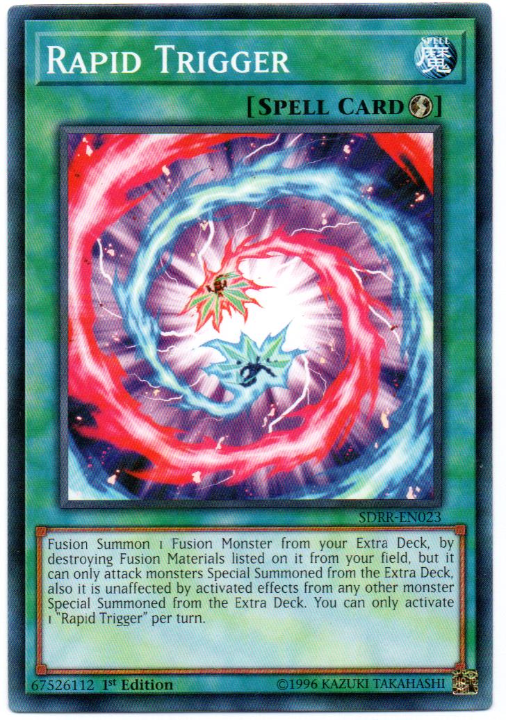 Rapid Trigger Carta Yugioh SDRR-EN023