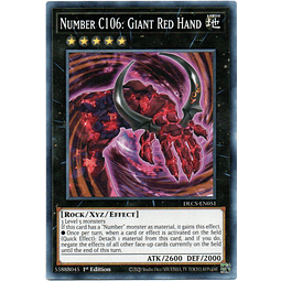Number C106: Giant Red Hand Carta yugi DLCS-EN051