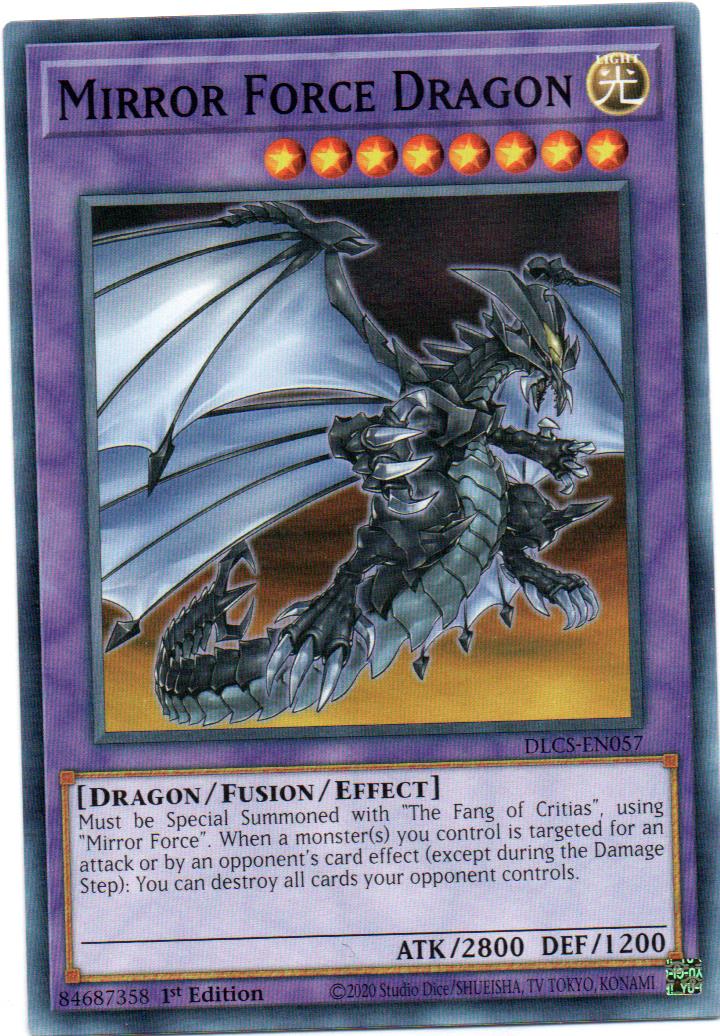 Mirror Force Dragon Carta yugi DLCS-EN057