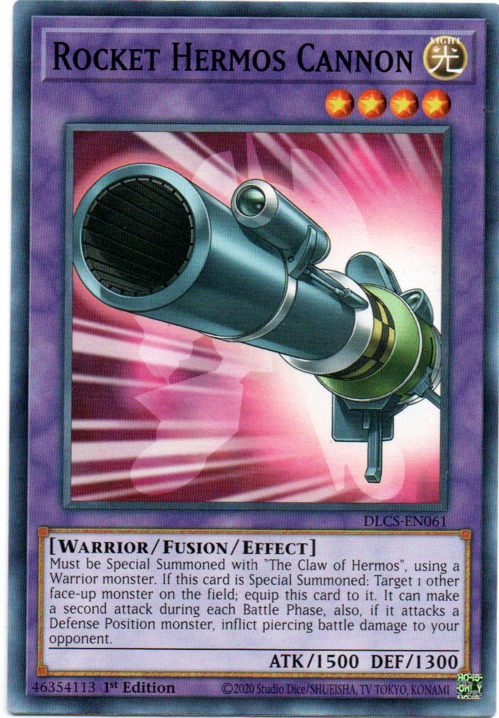 Rocket Hermos Cannon Carta yugi DLCS-EN061