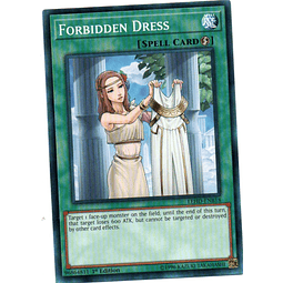Forbidden Dress Carta yugioh LEHD-ENB18