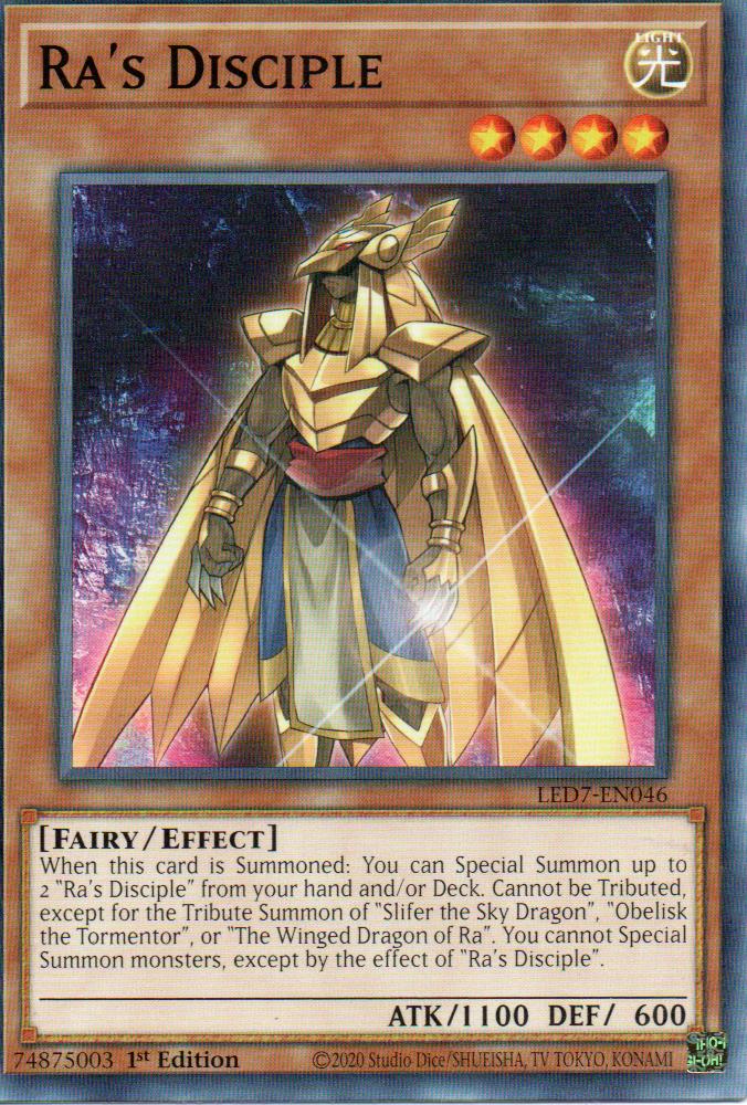 Ra's Disciple Carta Yugi LED7-EN046