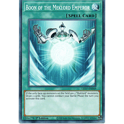 Boon of the Meklord Emperor Carta Yugi LED7-EN049