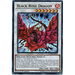 Black Rose Dragon Carta Yugi DUDE-EN010