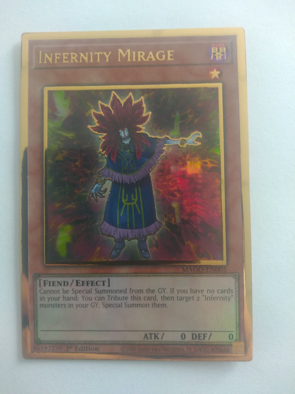 Infernity Mirage Cartas yugi MAGO-EN005