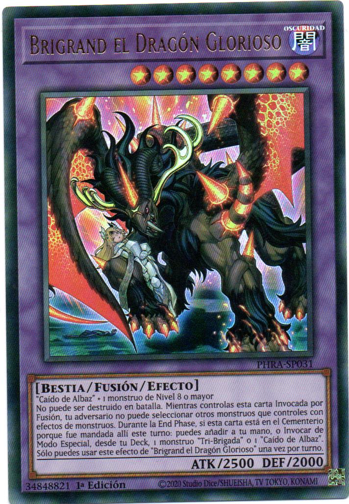 Brigrand the Glory Dragon Yugi Español PHRA-SP031