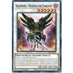 x3 Blackwing - Nothung the Starlight carta yugi LDS2-EN043