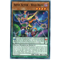 x3 Abyss Actor - Wild Hope carta yugi LDS2-EN059