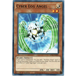 x3 Cyber Egg Angel carta yugi LDS2-EN090