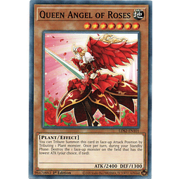 x3 Queen Angel of Roses carta yugi LDS2-EN101