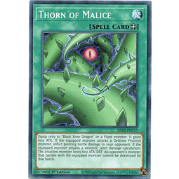 x3 Thorn of Malice carta yugi LDS2-EN117