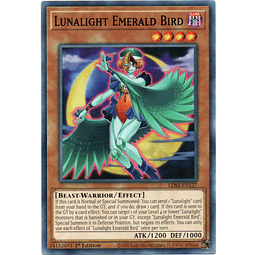 x3 Lunalight Emerald Bird carta yugi LDS2-EN127