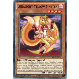 x3 Lunalight Yellow Marten carta yugi LDS2-EN128