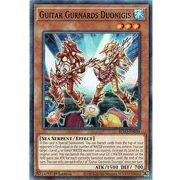 x3 Guitar Gurnards Duonigis Carta yugi BLVO-EN034