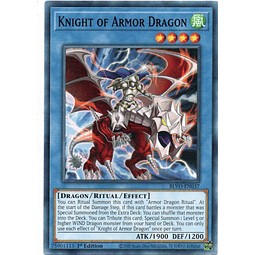 x3 Knight of Armor Dragon Carta yugi BLVO-EN037