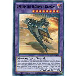 x3 Sprind the Irondash Dragon Carta yugi BLVO-EN038