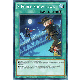 x3 S-Force Showdown Carta yugi BLVO-EN058