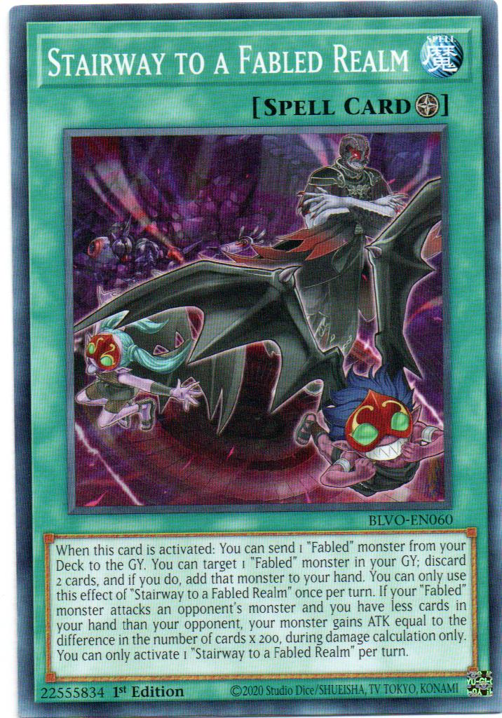 x3 Stairway to a Fabled Realm Carta yugi BLVO-EN060