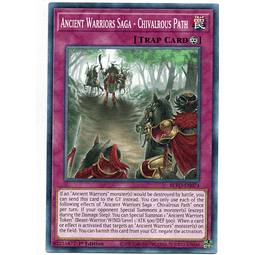 x3 Ancient Warriors Saga - Chivalrous Path Carta yugi BLVO-EN074