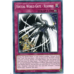 x3 Virtual World Gate - Xuanwu Carta yugi BLVO-EN075