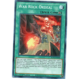 x3 War Rock Ordeal Carta yugi BLVO-EN098