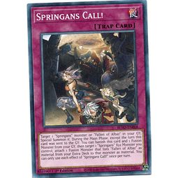 x3 Springans Call! Carta yugi BLVO-EN068