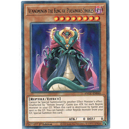 3x Vennominon the King of Poisonous Snakes Carta yugi ANGU-EN040