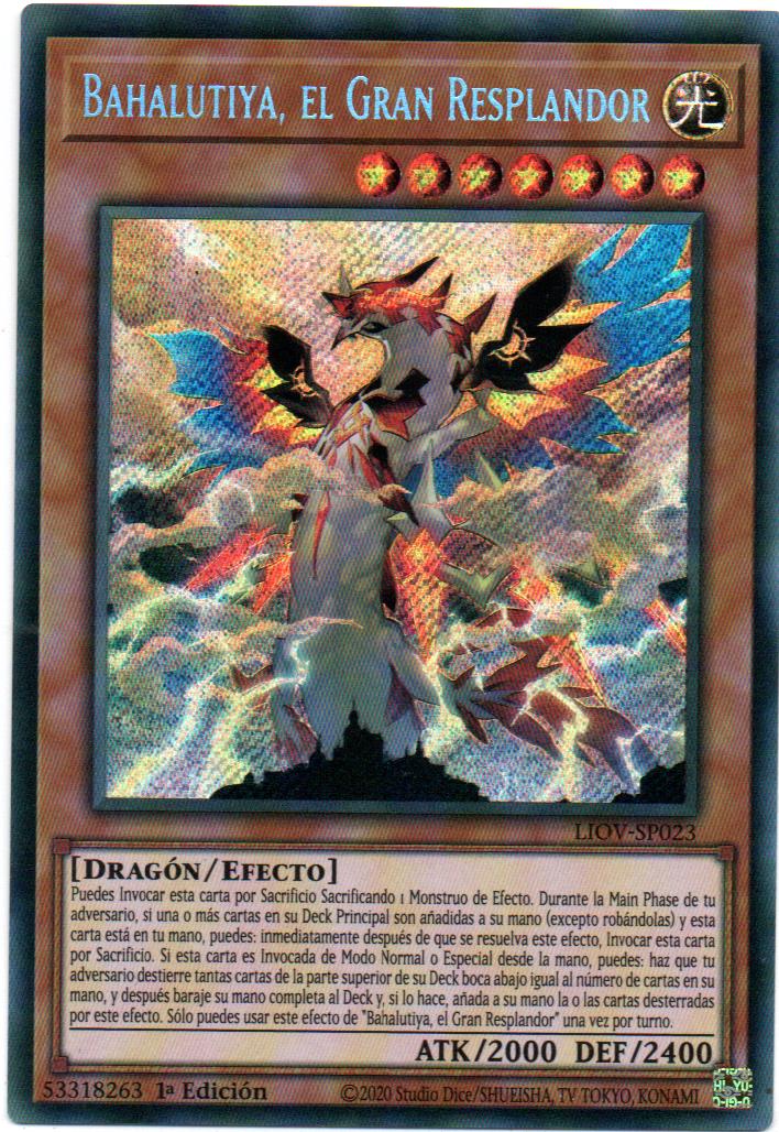 Bahalutiya, the Grand Radiance (Español) Carta Yugi LIOV-SP023