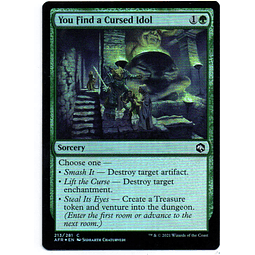 You Find a Cursed idol foil carta magic