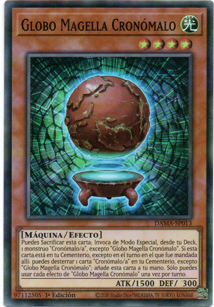 Chronomaly Magella Globe carta yugi DAMA-SP013