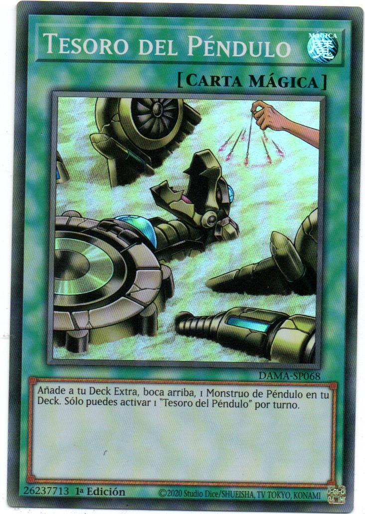 Pendulum Treasure carta yugi DAMA-SP068