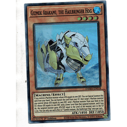 Gizmek Arakami, the Hailbringer Hog carta yugi DAMA-EN018