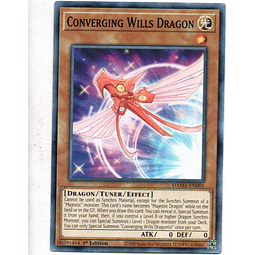 X3 Converging Wills Dragon carta yugi DAMA-EN001