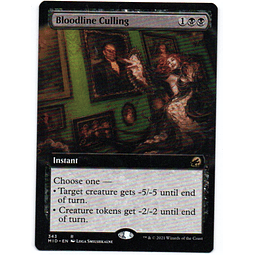 Bloodline Culling Magic tcg Extended Art