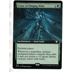Curse of Clinging Webs Magic tcg Extended Art