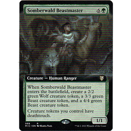 Somberwald Beastmaster Magic tcg Extended Art