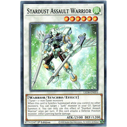 x3 Stardust Assault Warrior  Carta yugi LED8-EN053 Common