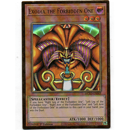 Exodia the Forbidden One Carta yugi MGED-EN005 Premium Gold Rare