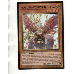 Familiar-Possessed - Lyna (alternate art) Carta yugi MGED-EN013 Premium Gold Rare