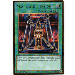 Magical Dimension Carta yugi MGED-EN040 Premium Gold Rare